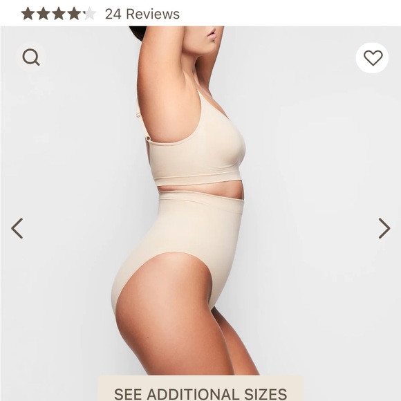 SKIMS NEW IN BOX 
Shaping Underwear
MID WAIST BRIEF IN SIZE MEDIUM COLOR CLAY - Picture 4 of 5